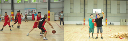 安徽铁鹏公司举办“青年杯”篮球赛